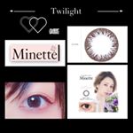 ダレノガレ明美さんプロデュースの﻿ワンデーカラコン  Minette -ミネット-﻿﻿#レイヤーミスト の色をつけてみました。﻿﻿﻿ダークブラウンの自然なフチの中に﻿ロイヤ…のInstagram画像
