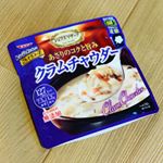 ..SSKセールス株式会社様よりレンジで美味しいクラムチャウダーをいただきました👏👏👏.私はご飯に混ぜて塩コショウを少しプラスとほうれん草を入れてチーズをかけてドリアに…のInstagram画像
