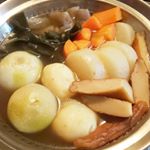 #今日の晩ごはん「プレミ本舗 まるごとキューブだし®️」を使用しておでんを作りました🍢かつお節と昆布のうまみがそのままフリーズドライされていてお湯に溶かすだけで🆗👌かつお節が花開き、煮物や味噌…のInstagram画像