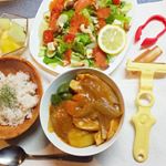 #今日の晩ごはん「ののじ ポテトピーラー」でじゃがいも人参の皮を剥きました！このピーラーすごい❗️刃が湾曲しギザギザなのでじゃがいも人参にフィットし皮を薄く剥けるからムダがなく、調理する際…のInstagram画像