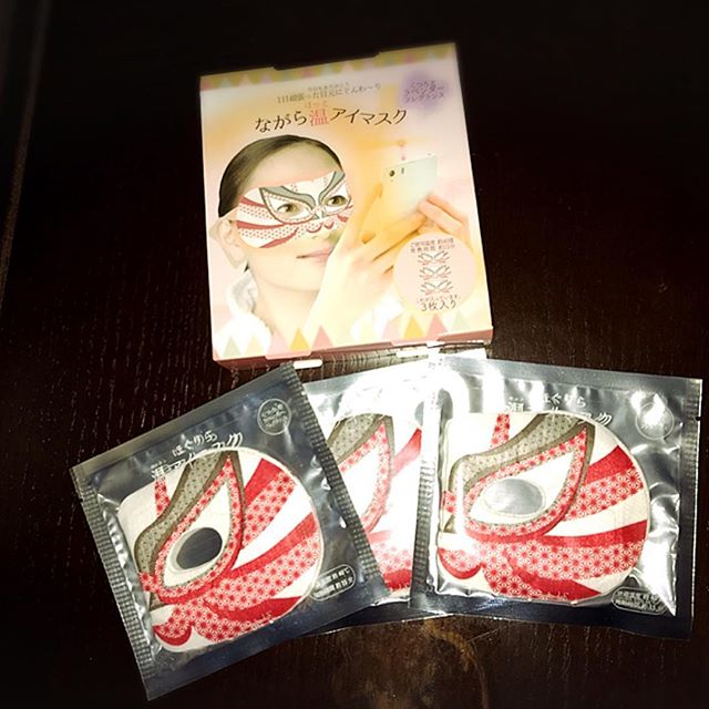 口コミ投稿：💓ながら温アイマスク歌舞伎3個セット 💓.518円.ラベンダーの香りがリラックス✨.疲れた…