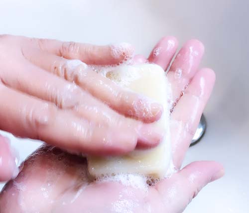 口コミ：アンティアンの人気No,1手作りオーガニック洗顔石鹸ラベンダーハニーの画像（4枚目）