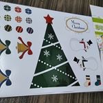 マグネットパークさんの、クリスマスデコマグネット【おしゃれデザイン Sセット】をお試しさせていただきました。 北欧風のイラストデザインのツリーとオーナメントパーツがとっても可愛いです☆お部…のInstagram画像