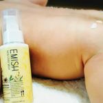 ..EMISHスキンケアミルク100ml ¥2,200(税抜)を使用してみました👶♥️..乾燥しやすい赤ちゃんの肌にオススメな優しい使い心地のローション🌠..顔…のInstagram画像
