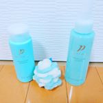 プモアさんのクレンジングとパウダー洗顔愛用中♥️泡立てネットまでついてきて可愛い❤️ 時短と角質ケアを叶える洗顔料で、クレンジングはまるで美容液のような潤い💓この時期乾燥が辛いけど、プモアさん…のInstagram画像