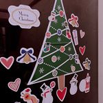 クリスマスデコマグネットおしゃれデザインSセット・・・今年はマグネットパークさんのクリスマスデコレーションマグネットで冷蔵庫をクリスマス仕様にしました🎄・やわらかい磁石のシ…のInstagram画像