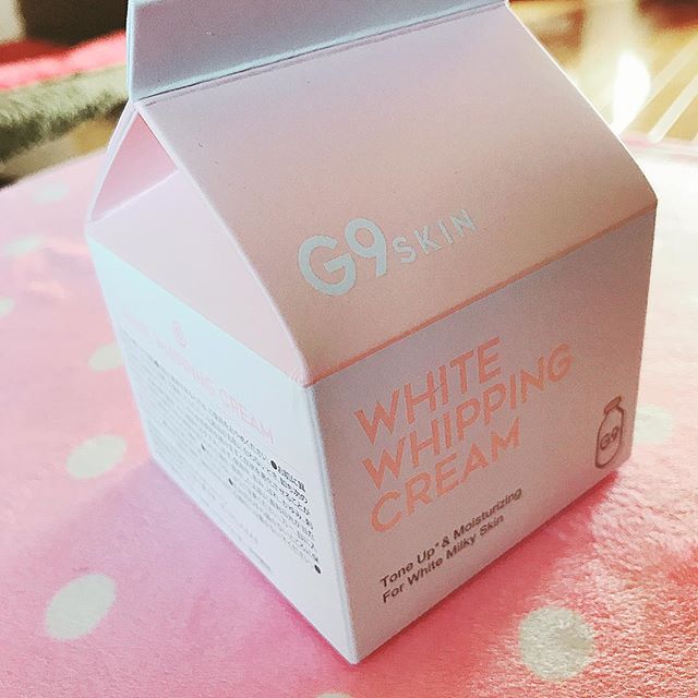 口コミ投稿：G9 WHITE WHIPPING CREAM （ウユクリーム）お手軽に美白になれる保湿クリームです。…