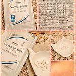 シミが気になる。美容皮膚科医推奨のL-シスチンが入っているシースルーホワイトを飲んでみました。ビタミンCも入っています。１日3粒ずつ。どう変わるか楽しみです。・・・#シ…のInstagram画像
