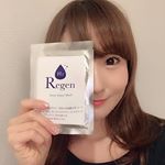 ✔　AmazingJworld株式会社『Regen』Premiumフェイスマスク お肌の上で水素を29,000ppm発生させるフェイシャルマスク💛 頂いたので使ってみました♪ パックと…のInstagram画像