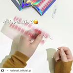 貼ってジェルネイルしたい。#NAILsNAIL #セルフネイル #ジェルネイルシール #簡単ネイル #monipla #pureal_fanのInstagram画像