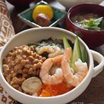 ・・Japanese-style lunch with stewed rice bowl and soup stock・・こんばんは・・またまた過去picですがいつ…のInstagram画像