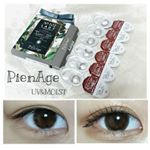...【Pienage UV&moist】.こちらは1dayカラコンでカラーは八種類あるんですがそのなかのNo.2レディというナチュラルな黒いカラコンをお試ししました😊✨…のInstagram画像