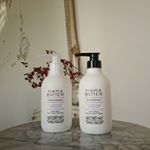 新しいシャンプーとトリートメントを使い始めました❗おこちゃまも一緒に使えるかママバター❤️ナチュラル仕様で、髪にも地肌にもやさしいシャンプーなの～👏やさしいけど、スッキリ落…のInstagram画像