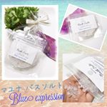 美と浄化を叶える究極のバスソルト✨MAYURA 💎Blue　expression💎ペルシャ産ブルー岩塩のブルーエクスプレッション。#神の塩　と称される世界最高峰の　#岩塩　は…のInstagram画像
