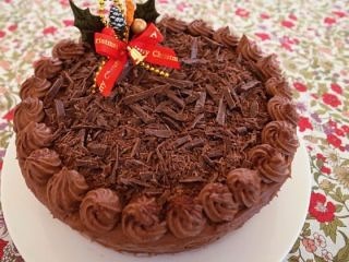 口コミ投稿：バレンタイン用にチョコレートケーキ作ってみた！#ののじ #サラダおろし #チョコおろ…