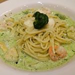 バジルクリームパスタ美味しかった～☆ 日本最高値のツナ缶気になる～大好きなパスタやサラダに使ってみたい～#monmarche #tuna #oceanprincess #monipla #mo…のInstagram画像