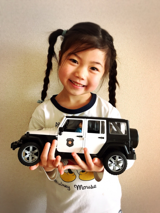 口コミ：楽しく遊びながら学べる！はたらくくるまの知育玩具！ブルーダー 『jeepパトカー』の画像（20枚目）