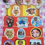 みんなのシール。届きました。子どもたちや家族の写真を使い、色々なフレームや背景を選択して作りました。アプリで出来て簡単に可愛いシールが出来ました。このシールどれもかわいく出来たので使うの…のInstagram画像