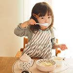 .りっちゃんが使ってる可愛い食器とぞうさんのマットは@donebydeer_japan さまの♡めちゃめちゃ可愛い～🍴コップはスパウトもついててめちゃめちゃ便利✨メラミン製…のInstagram画像