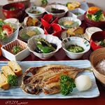 ・・Japanese food lunch the other day・・こんばんは・・先日の和食ランチ干物は @hayasenohimono 早瀬様のもの…のInstagram画像