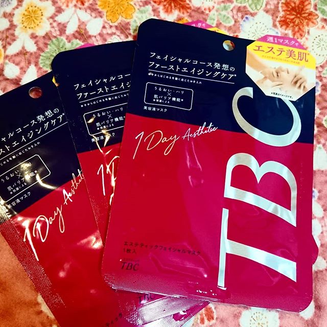 口コミ投稿：このたび、TBCさまから三月に発売したばかりのTBCエステティックフェイシャルマスク…