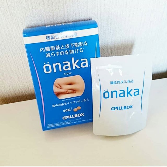 口コミ投稿：✾.葛の花由来イソフラボンが内蔵脂肪と皮下脂肪を減らすのを助けてくれる『onaka』を…