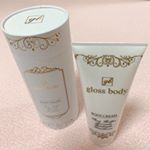 パッケージが可愛いすぎる🥺💗glossbodyのボディクリーム。むくみ、セルライト、妊娠線に効果的で、さらっと伸びるみずみずしいクリームで使い心地サッパリ。そしてなんと言っても良い香り…のInstagram画像