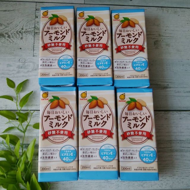 口コミ投稿：マルサン毎日おいしいアーモンドミルク内容量　200ml口あたりがよく、ローストしたア…