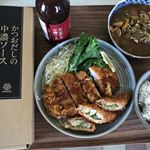 だしのチカラで旨さがちがう！﻿﻿#かつおだしの中濃ソース﻿1本360ｍｌ/430円﻿﻿のご紹介です😋﻿﻿鎌田醤油( @kamada_soy_sauce )様から新発売されたのInstagram画像