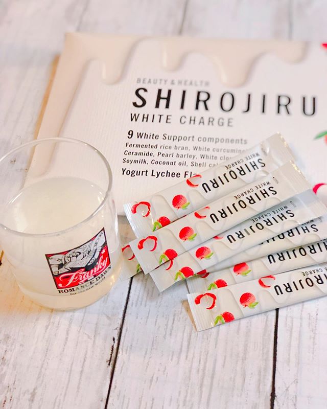 口コミ投稿：#shirojiru お試し中❤️パッケージの可愛さに惹かれ、商品の飲みやすさに感動！ライチ…