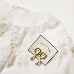 #イヤリング @naturalcouture_official さんの¥500アクセ✨レースのトップスにもボーダーにもコーデしやすくてお気に入り😊金具も痛くないし軽くて着け心地もいい💕…のInstagram画像