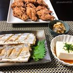 . .〜昨日のおうちごはん&おつまみ〜⚫︎手羽元の唐揚げ⚫︎太刀魚の塩麹焼き⚫︎竹の子と真昆布の煮物（ヤマザキさんのもう一品）・・ヤマザキ様から【もう一品シリーズ】竹の子3…のInstagram画像