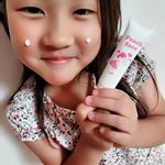 #peachface 🍑使ってみました❤..子供から大人まで使える<顔のうぶ毛専用>抑毛美肌ジェルクリームです。.おふろ上がりが効果的との事でお風呂あがりに使うと効果的なようです✨…のInstagram画像
