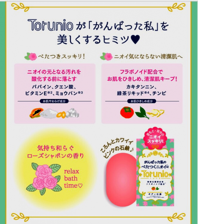 口コミ：Torunio石鹸  ③の画像（6枚目）