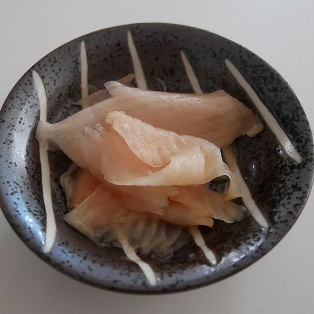 口コミ投稿：#新生姜漬 を作りました。ののじの削リーナで薄く切って、あとは、カンタン酢におま…