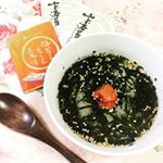 #goodmorning ❤︎❤︎昨日のお夕飯は遅くなってしまったのでサラサラっとお茶漬け♪食欲がない時や、簡単に済ませたい時、飲んだ後のシメなどなど、夏場はお茶ではなく冷たいお水やほうじ茶で…のInstagram画像