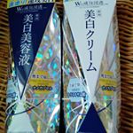 □当選『ダイレクトホワイトdeW　美白美容液・美白クリーム』※ナノカプセル化された油性分プラセンタ+エイジングエキスが肌の奥まで届いて、うるおいを与えてくれま〜す。😁😁😁 □肌に浸透を与える美容保…のInstagram画像