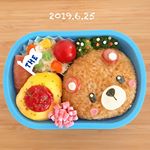 ・2019.6.25.Tue・@asamurasaki1910 さんのかき醤油を使って焼おにぎりクマちゃん🐻💛・私の朝ごはんにも🍙牡蠣の風味に少し甘みがあってとても…のInstagram画像