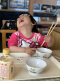 「風邪をひいてもよく食べる我が娘。１歳」の画像（1枚目）