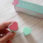 ハート形で可愛いーー💖《Lovisia・ハートスティックチーク》スティックタイプで使いやすいふんわり柔らかな仕上がりになるよーー♫しかも持続力抜群お気に入りのチークです😄・…のInstagram画像