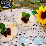 *甘いものを食べてほっこり笑みある時間・安曇野食品工房 emial『家族の贅沢 クリーミーカスタードバニラヨーグルト』で笑みある時間♡・・酸味控えめクリーミーヨーグルト…のInstagram画像