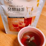 この色なのに緑茶の味がします！さっぱりしててとても美味しいです😊#国産オーガニック発酵緑茶 #腸活 #おうちカフェ #緑茶 #発酵食品 #monipla #yamasan_fan #ferment…のInstagram画像