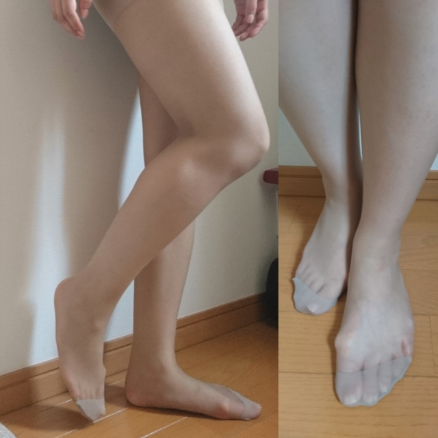 口コミ：◎素足は抵抗あるが素足っぽく見せたい時「きれいな透け感パンスト：シャルレ」がおすすめ◎の画像（4枚目）