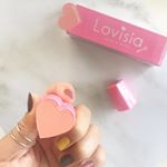 𓆡𓆜𓇼𓈒𓆉 𓆛ハート型が可愛い、スティクタイプのチーク♡♡*@lovisia_official ハートスティックチーク ¥1200円+tax***クリームとパウダーの良…のInstagram画像