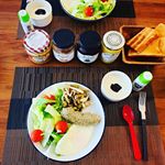 サンデーブランチ。・・ゆっくりおきる日曜日。・wowwowでMr.incredibleがやってる。あーなんてゆったりな時間 ♡・でもソーセージきらい。・・#…のInstagram画像