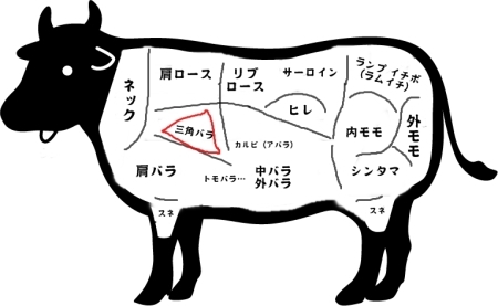 口コミ：【神戸辰屋さんの神戸牛の特選カルビ&ラムイチ紹介編　～　お肉の部位について。】の画像（11枚目）