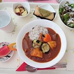 #夜ご飯 #夜ごはん #夕食 #夏野菜カレー #カレーライス #バランスご飯 #バランスの良い食事  #おうちごはん #くっきんぐらむ  #手料理  #よるごはん #料理好き #献立 #常備菜 #mo…のInstagram画像