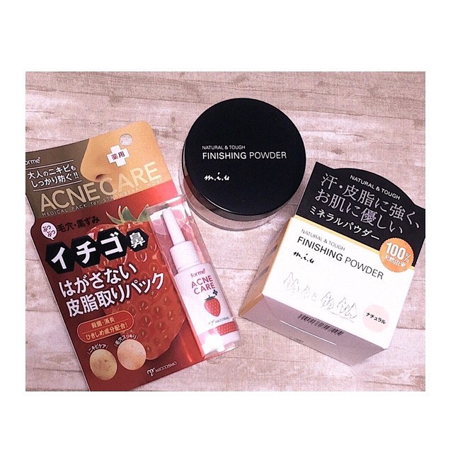 口コミ投稿：#イチゴ鼻はがさない皮脂取りパック#フィニッシングパウダー*毛穴ケア❤️－－－－－－…