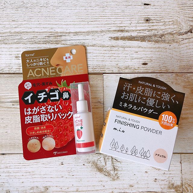 口コミ投稿：.ミックコスモさんの①フォーミィ いちご鼻薬用はがさないパック②ミュウ フィニッシン…