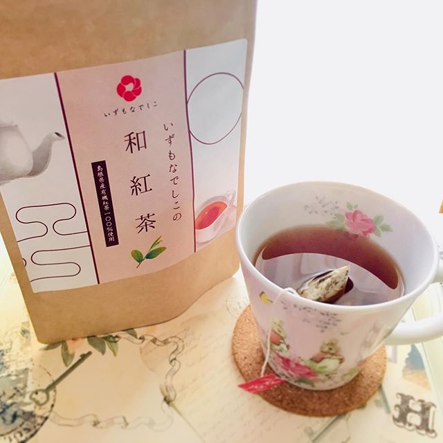 口コミ投稿：日本の島根県産の紅茶♪茶葉の良い香り♪でも香り強過ぎないから何にでも合うよ♪#いず…